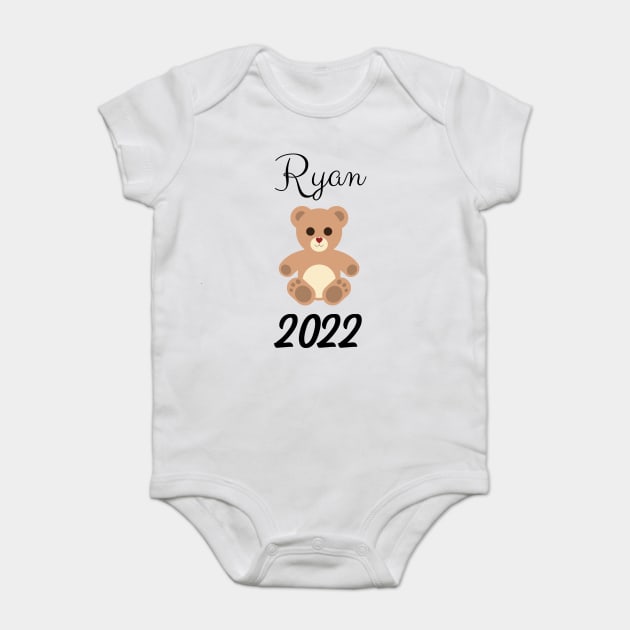 Ryan Family 2022 Black Baby Bodysuit by drewreynoldssss
